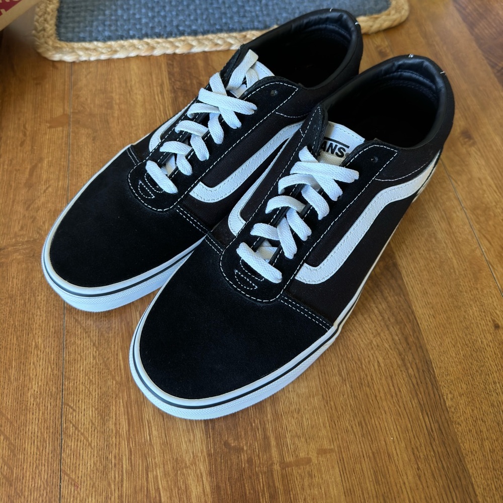 Men’s Vans Suede/Canvas Black/White (Ward)